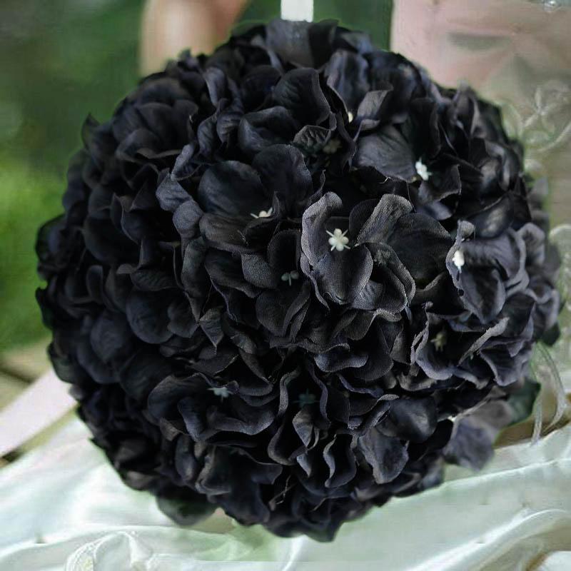 4 pcs 7" Artificial Hydrangea Kissing Flower Ball Wedding Decorations Bouquets - Picture 10 of 31