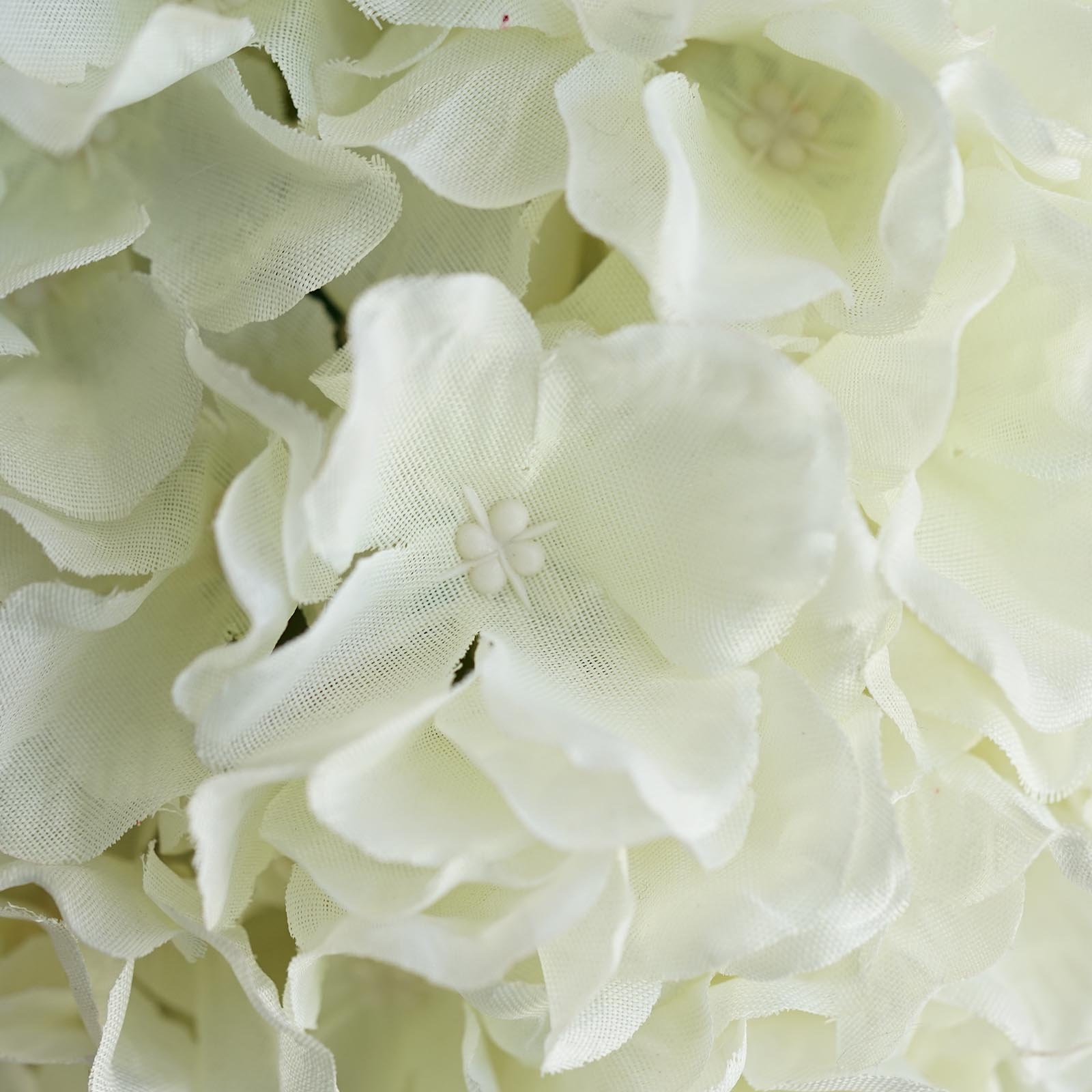 4 pcs 7" Artificial Hydrangea Kissing Flower Ball Wedding Decorations Bouquets - Picture 14 of 31