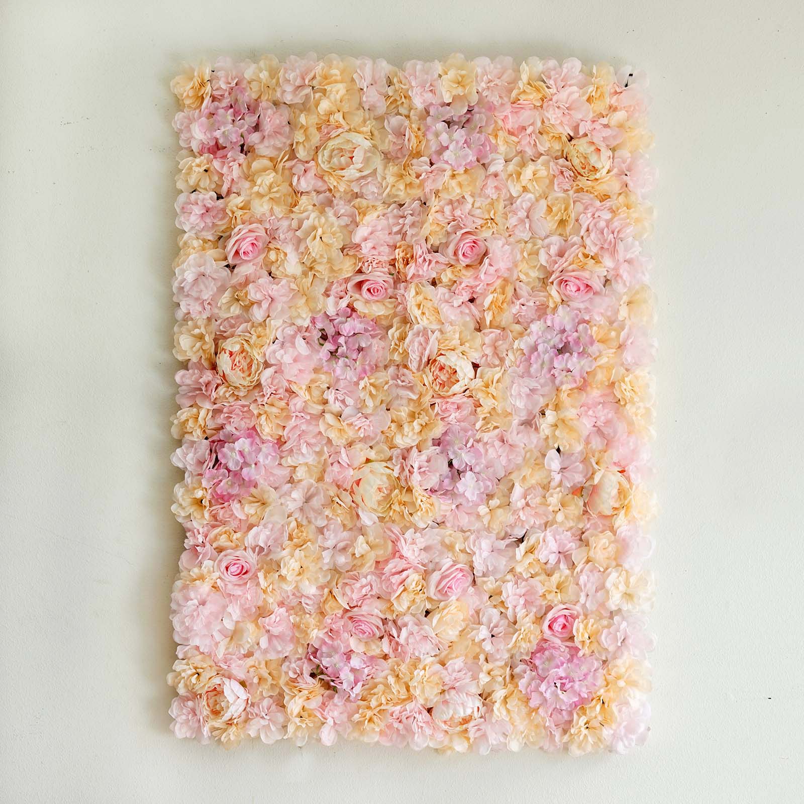 4 WALL PANELS 13 sq ft Silk Roses Flowers Backdrop Party Wedding UV Protected