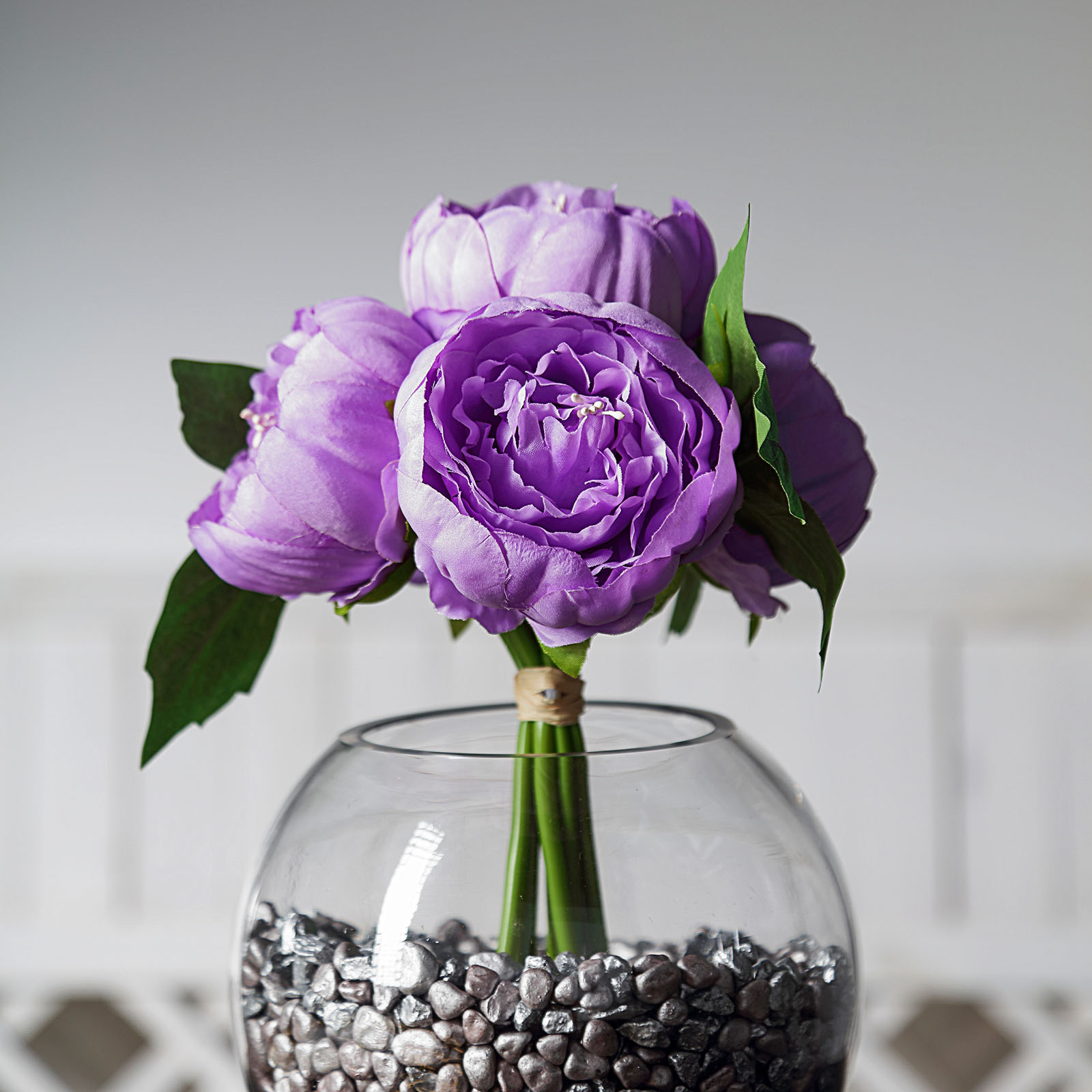 10" Silk Artificial Peony Flowers Wedding Centerpieces Arrangements Bouquets - Picture 35 of 60