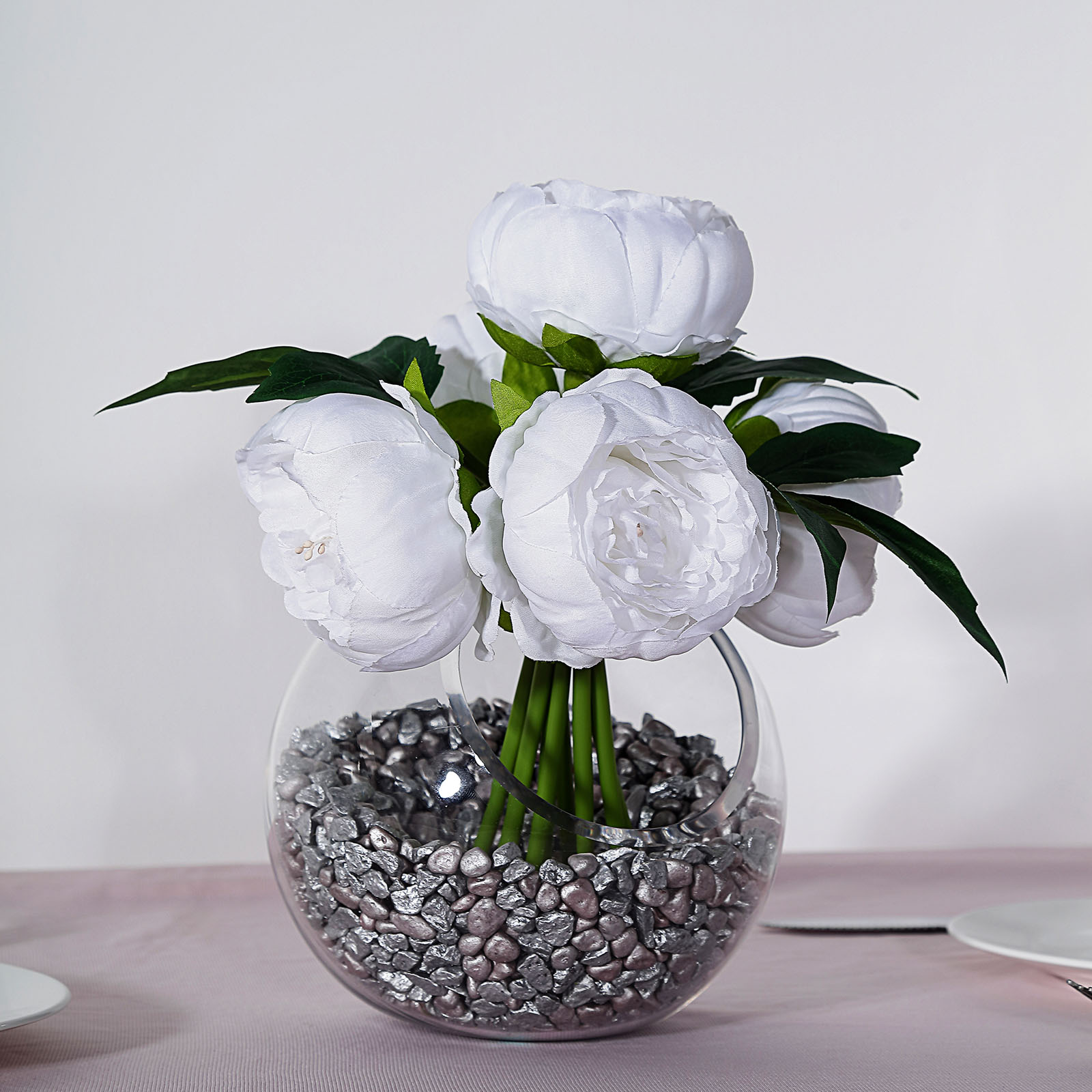 10" Silk Artificial Peony Flowers Wedding Centerpieces Arrangements Bouquets - Picture 58 of 60
