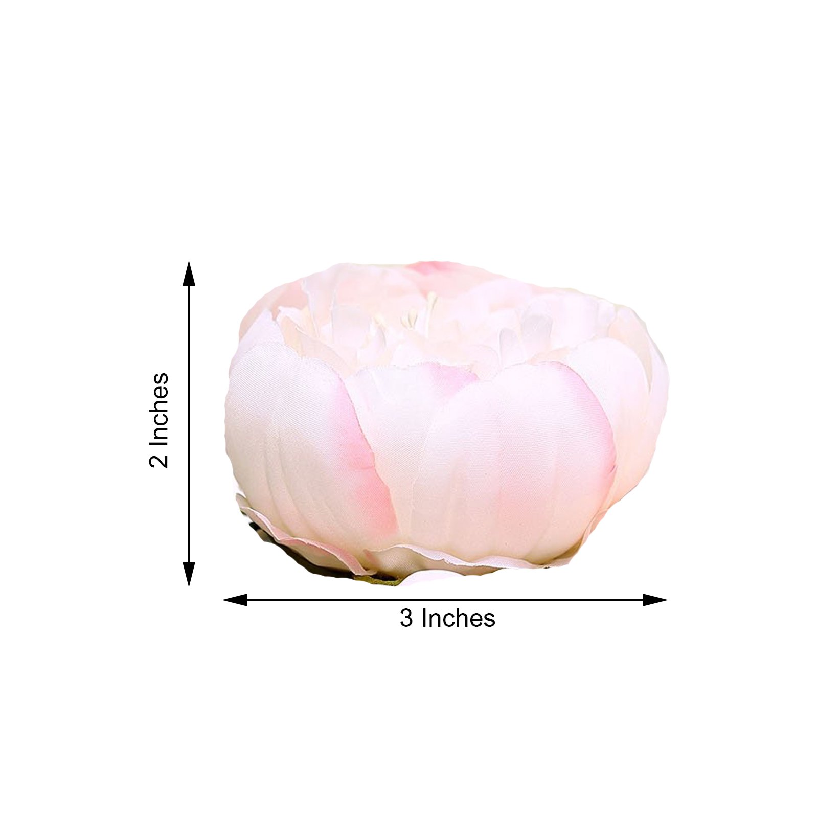 10 pcs 3-Inch Artificial Faux SILK PEONY FLOWER Heads Wedding Party Supplies - Picture 12 of 54