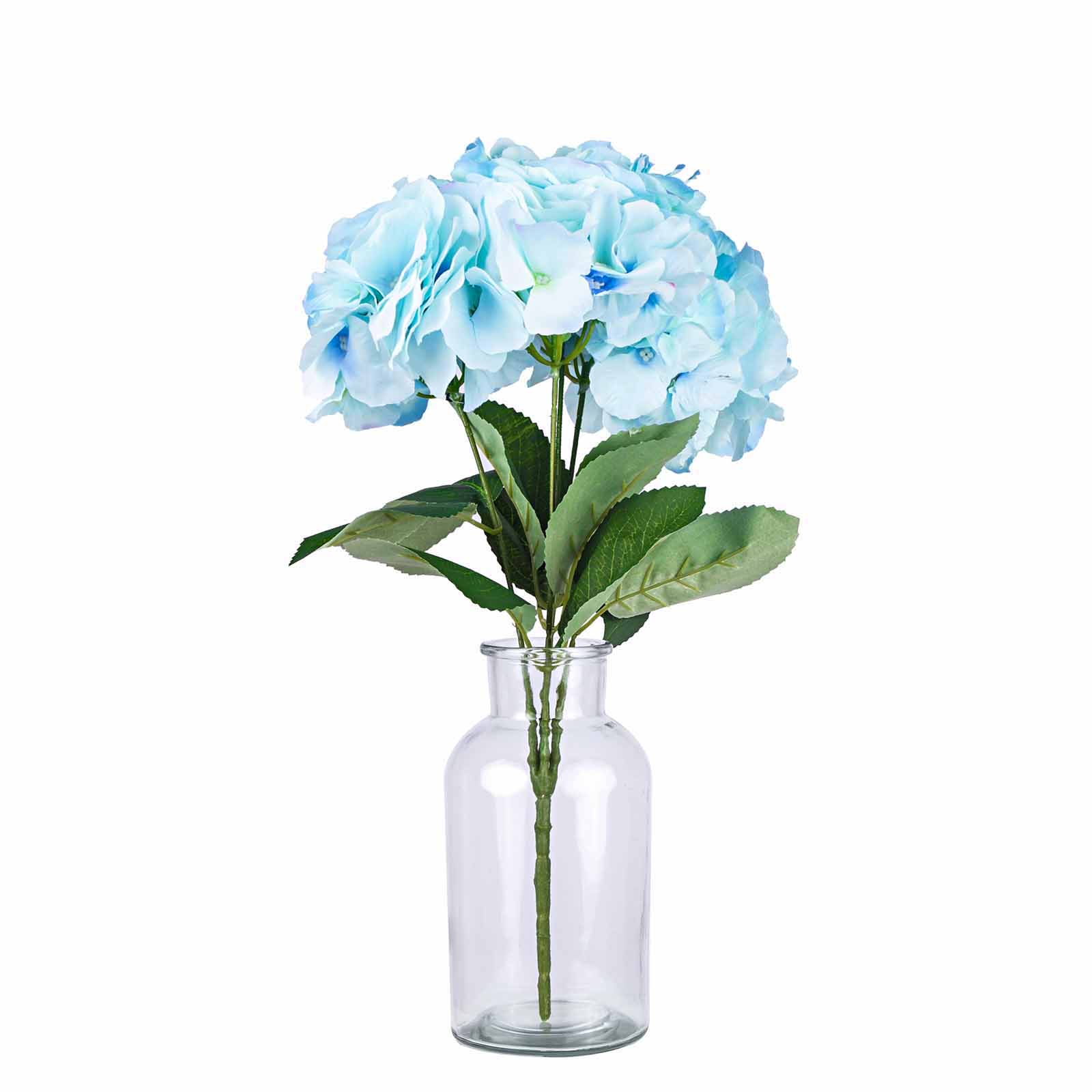 50 Silk Hydrangea Flowers Heads Floral Arrangements Wedding Party Craft Supplies