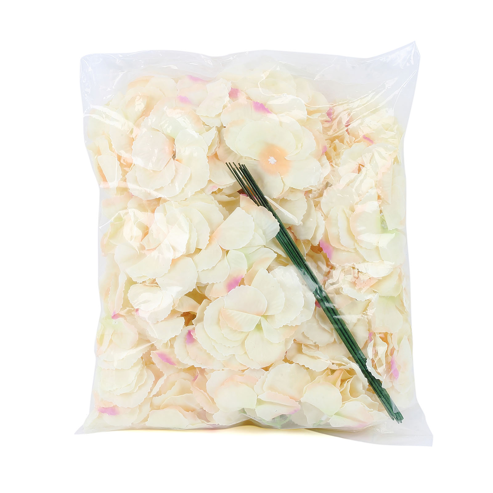 10 Silk Hydrangea Flowers Heads with Stems Wedding Party Events Centerpieces - Picture 44 of 44