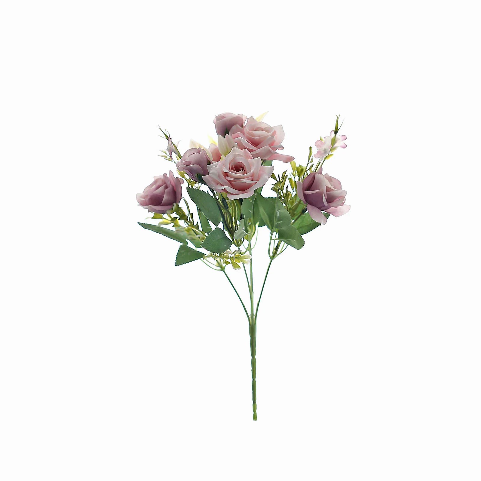 4 Bushes 12" Silk Roses Artificial Flowers Bouquets Party Events Decorations - Picture 19 of 66