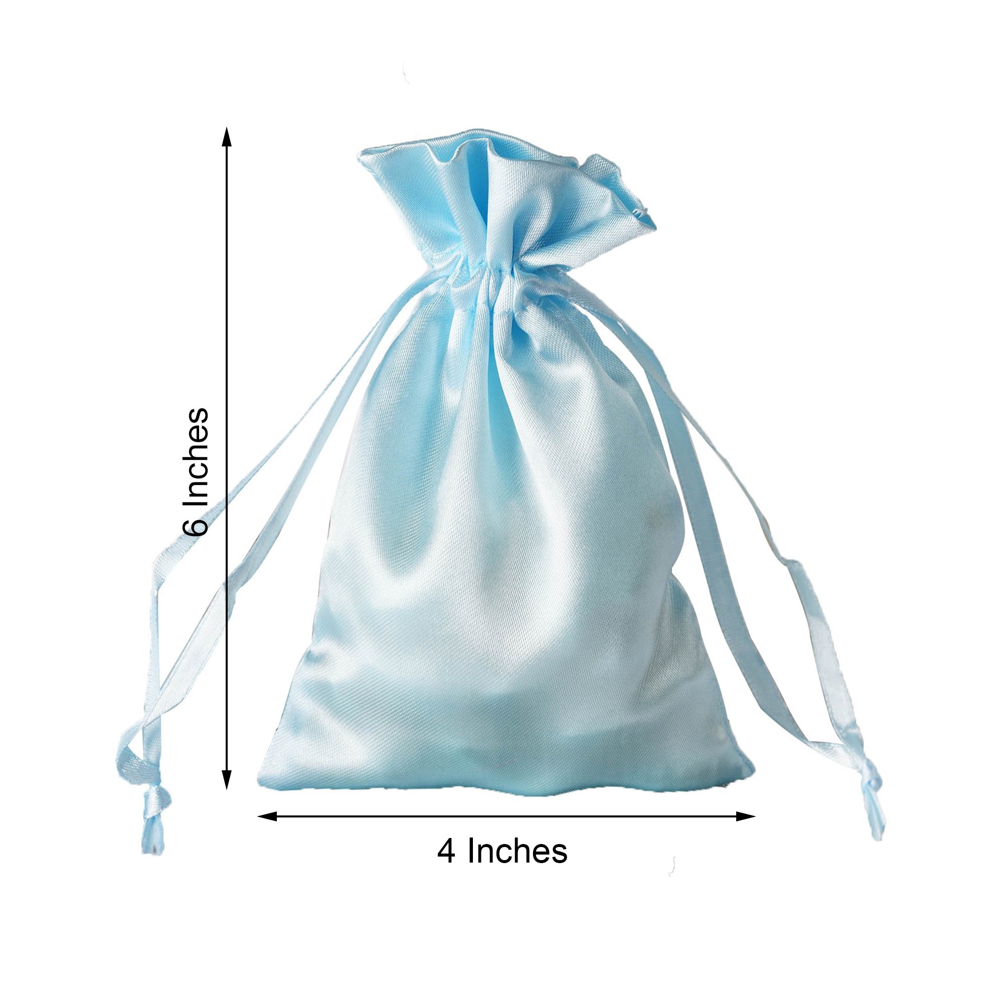 60 pcs 4x6" SATIN FAVOR BAGS Wedding Party Reception Gift Favors Bulk WHOLESALE - Picture 73 of 124