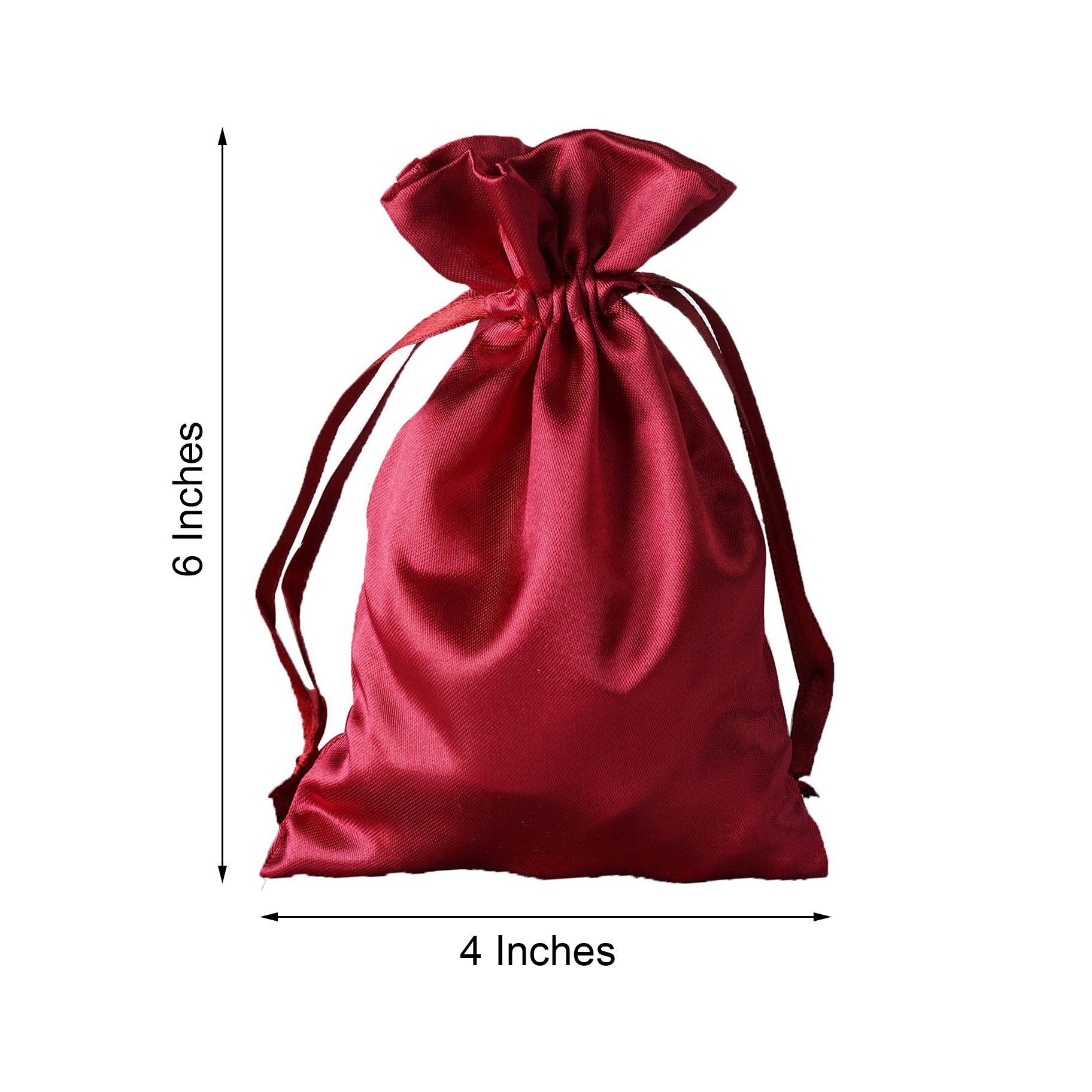 60 pcs 4x6" SATIN FAVOR BAGS Wedding Party Reception Gift Favors Bulk WHOLESALE - Picture 32 of 124