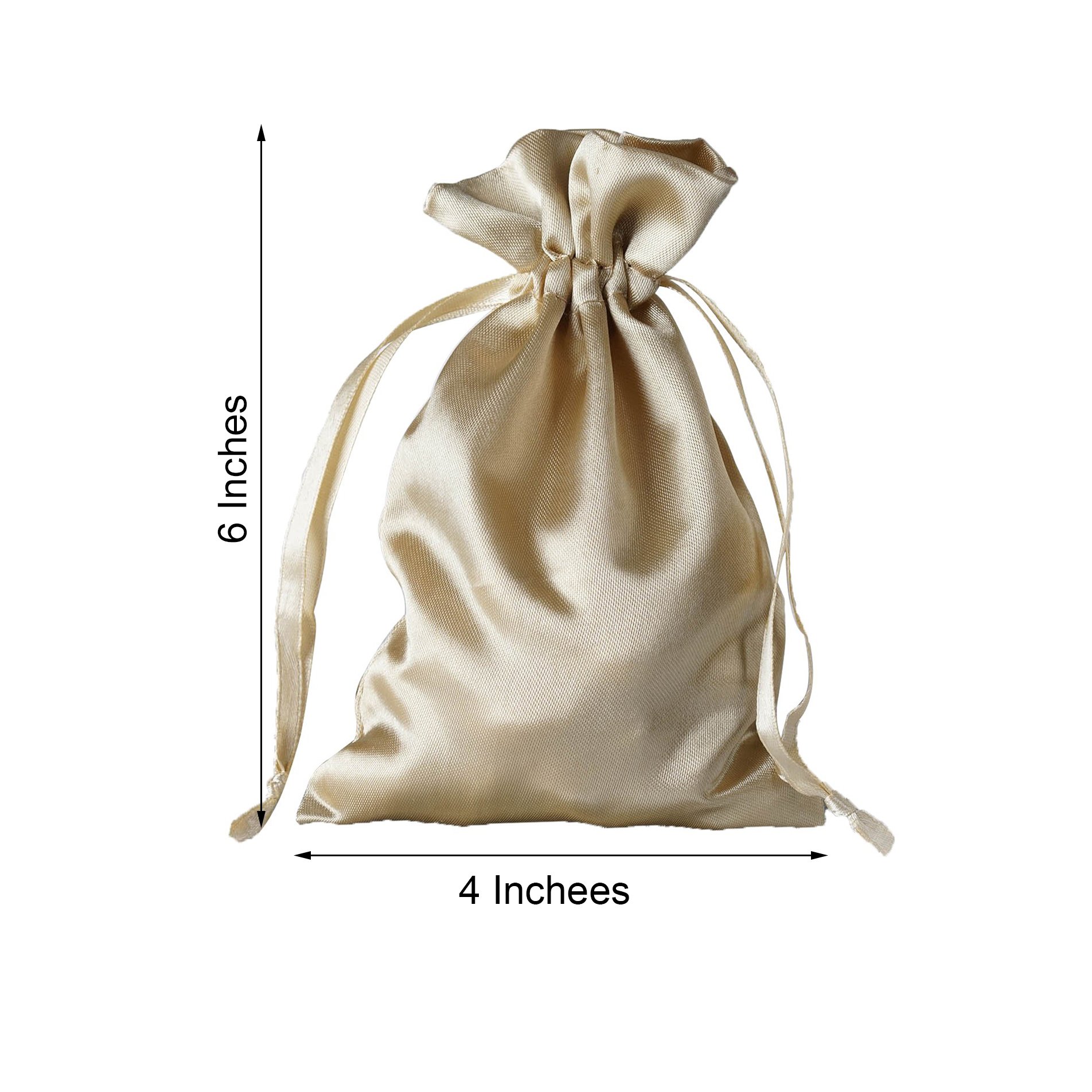 60 pcs 4x6" SATIN FAVOR BAGS Wedding Party Reception Gift Favors Bulk WHOLESALE - Picture 37 of 124