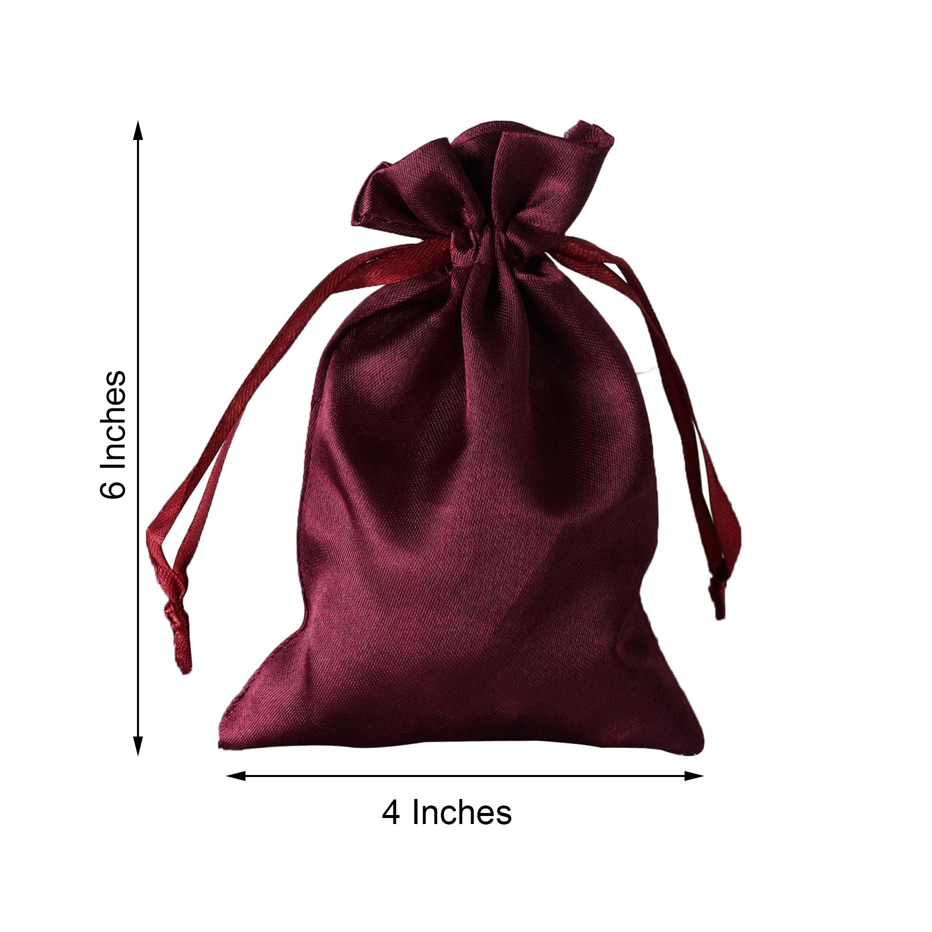 60 pcs 4x6" SATIN FAVOR BAGS Wedding Party Reception Gift Favors Bulk WHOLESALE - Picture 47 of 124
