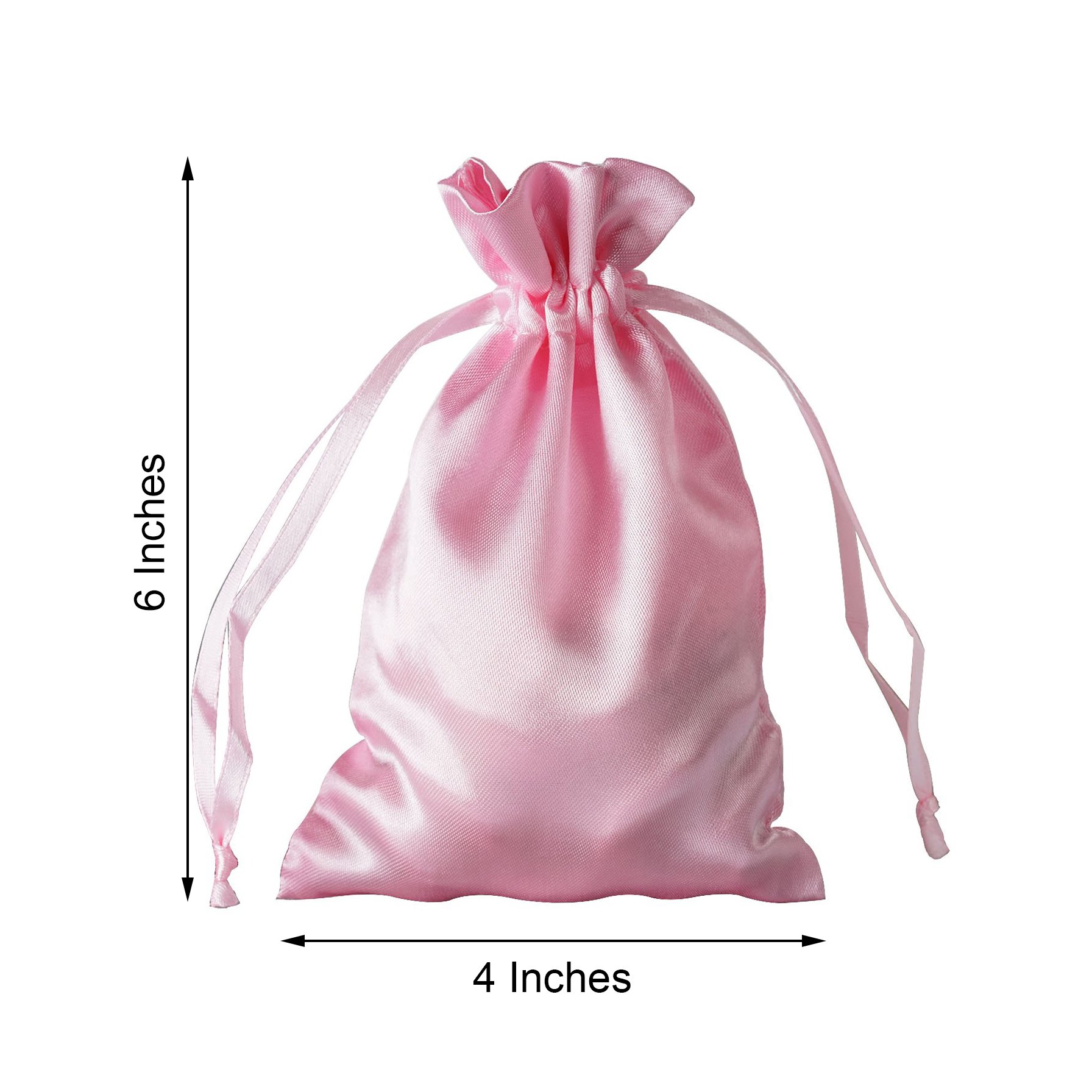 60 pcs 4x6" SATIN FAVOR BAGS Wedding Party Reception Gift Favors Bulk WHOLESALE - Picture 83 of 124