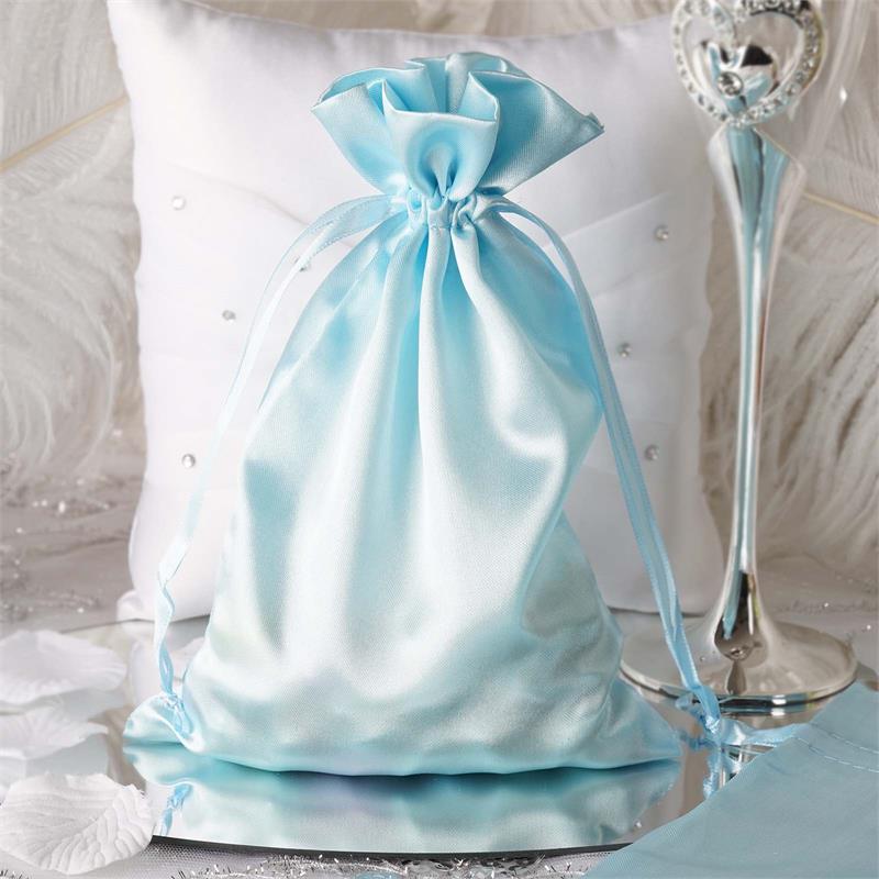 6x9" SATIN BAGS with Pull String Wedding Party Gift Favors Pouches Wholesale - Picture 26 of 81