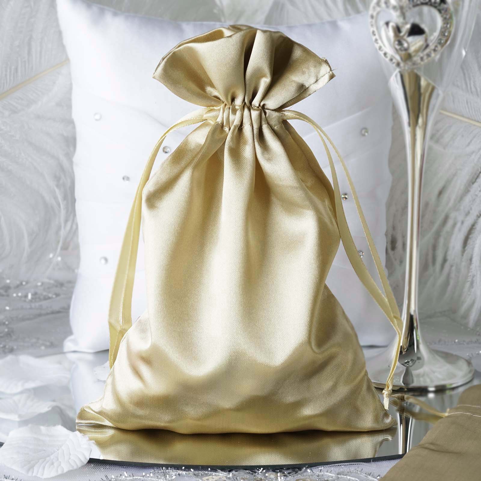 6x9" SATIN BAGS with Pull String Wedding Party Gift Favors Pouches Wholesale - Picture 36 of 81