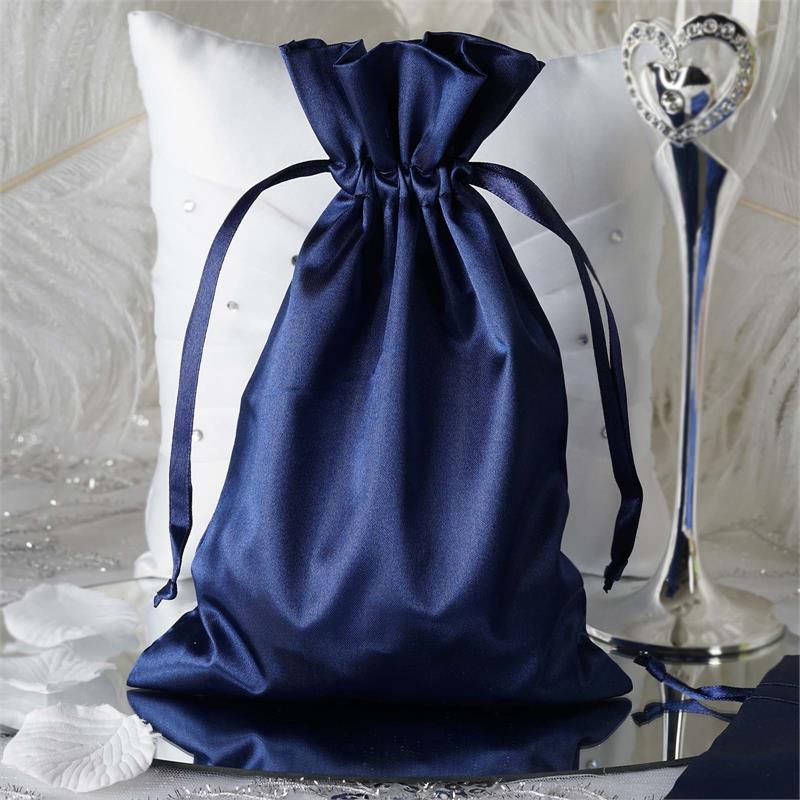 6x9" SATIN BAGS with Pull String Wedding Party Gift Favors Pouches Wholesale - Picture 56 of 81