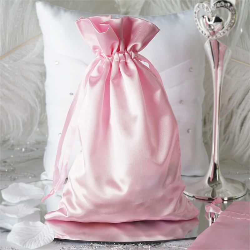 6x9" SATIN BAGS with Pull String Wedding Party Gift Favors Pouches Wholesale - Picture 62 of 81