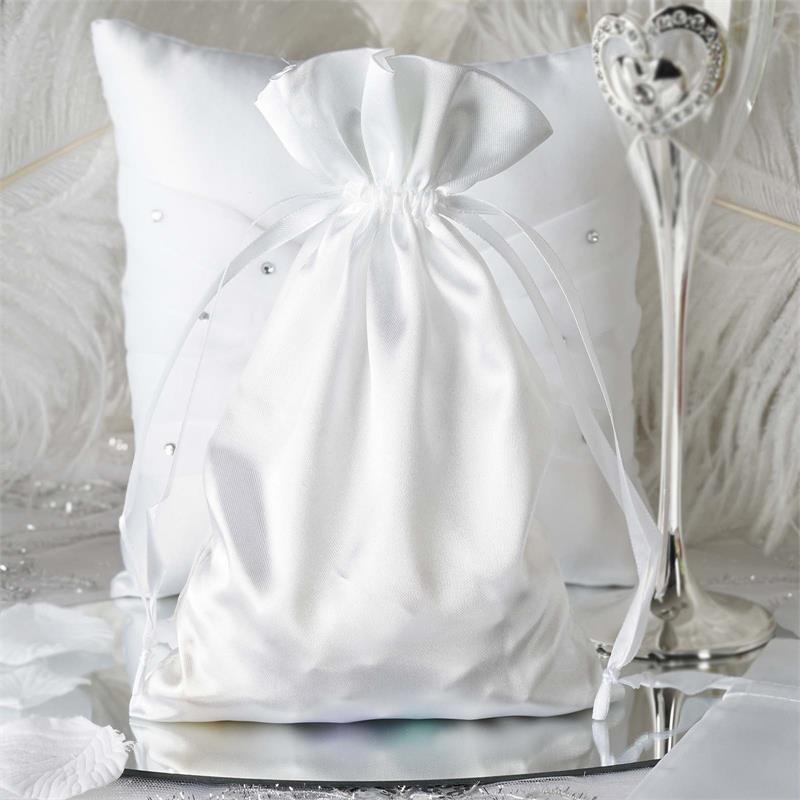6x9" SATIN BAGS with Pull String Wedding Party Gift Favors Pouches Wholesale - Picture 76 of 81