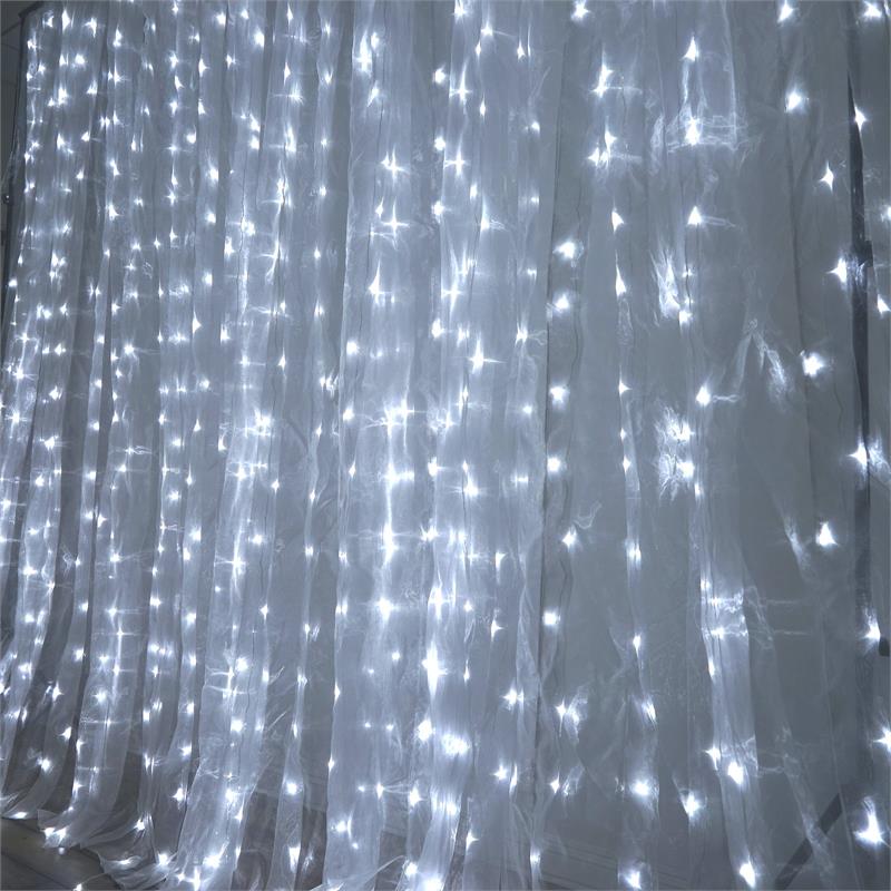 blue led lights big photography organza curtain backdrop
