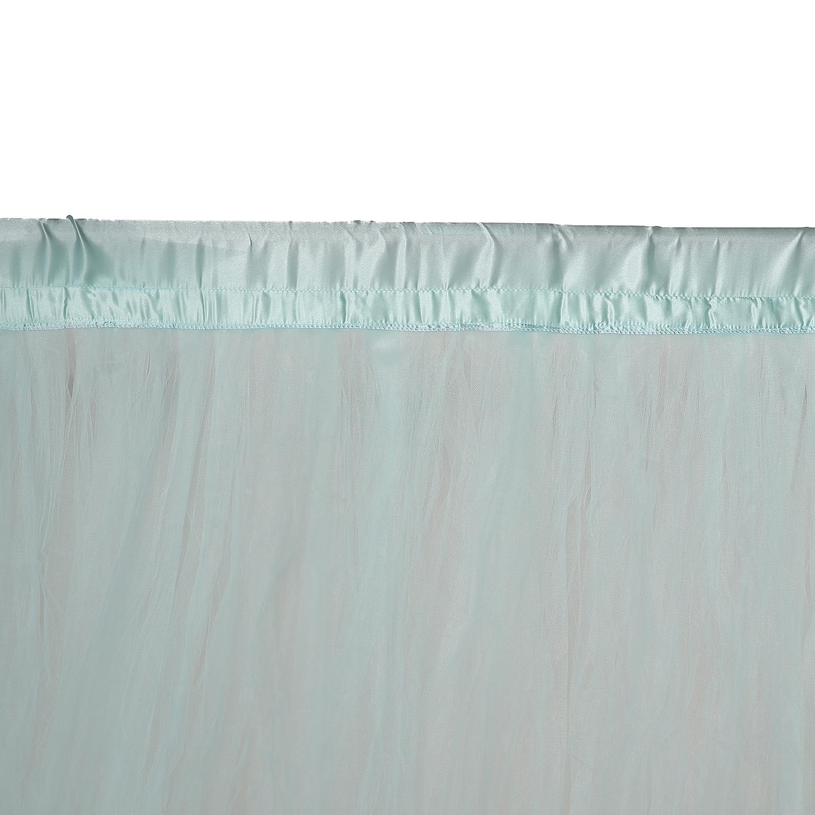 2 pcs 5 ft x 10 ft Sheer Tulle Backdrop Curtain Panels Photo Booth Decorations - Picture 13 of 14