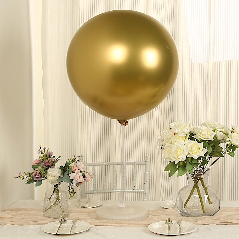 5 Metallic 36″ Biodegradable Latex Balloons Wedding Birthday Party Decorations