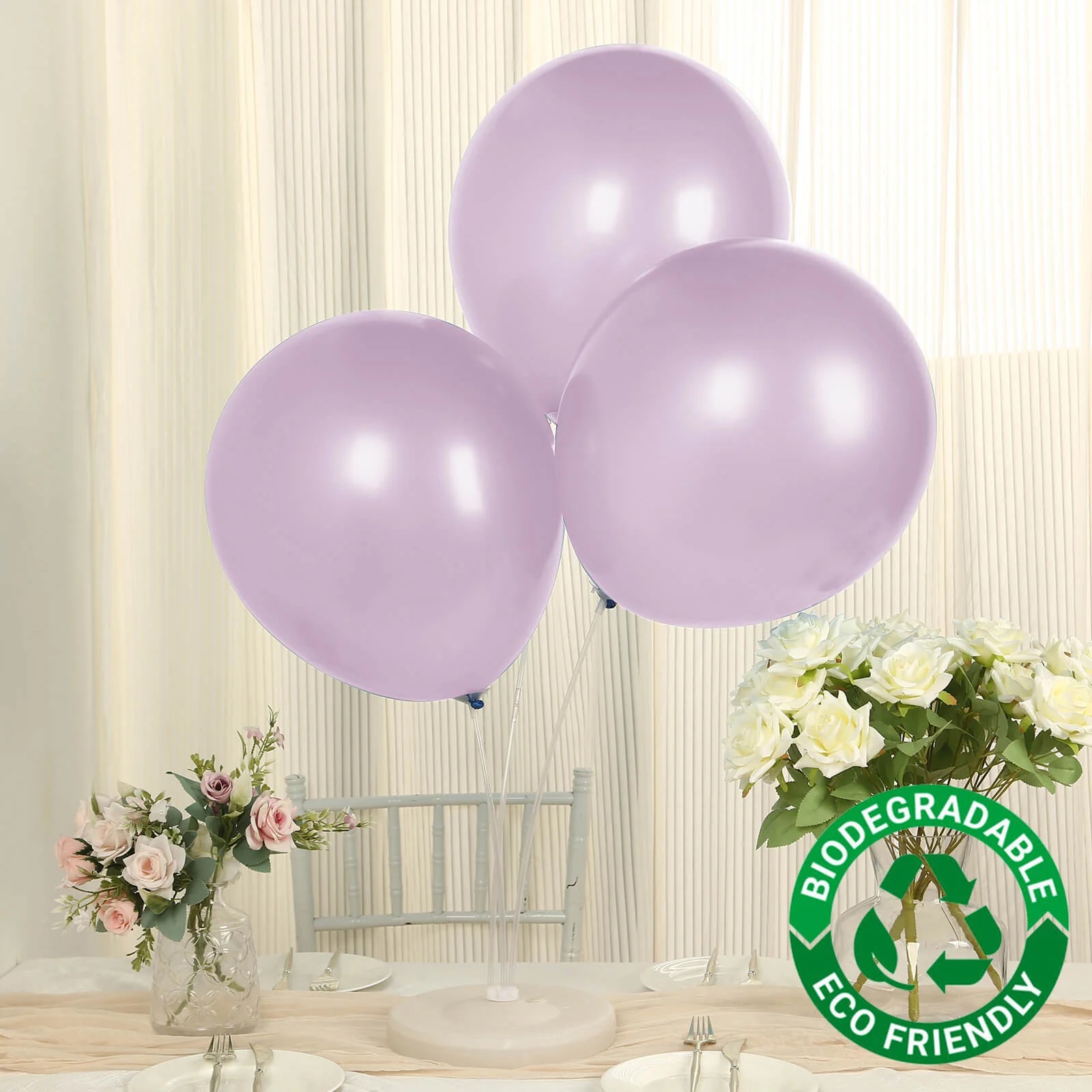 10 Biodegradable 18" Party Balloons Wedding Event Birthday Party Decorations - Picture 20 of 65