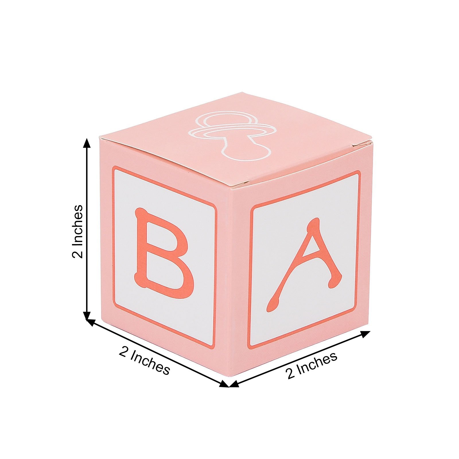 25 pcs 2" Cube Baby Shower Party Favor Boxes Birthday Party Events Decorations - Picture 13 of 18