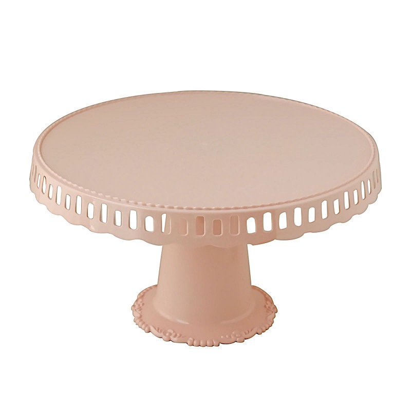4 Round 13 in Plastic CUPCAKE STANDS Dessert Pedestals Scalloped Edges Party - Picture 12 of 34