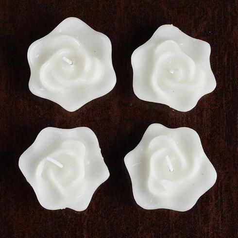 12 Roses Flowers Floating Candles for Wedding Centerpieces Decorations WHOLESALE