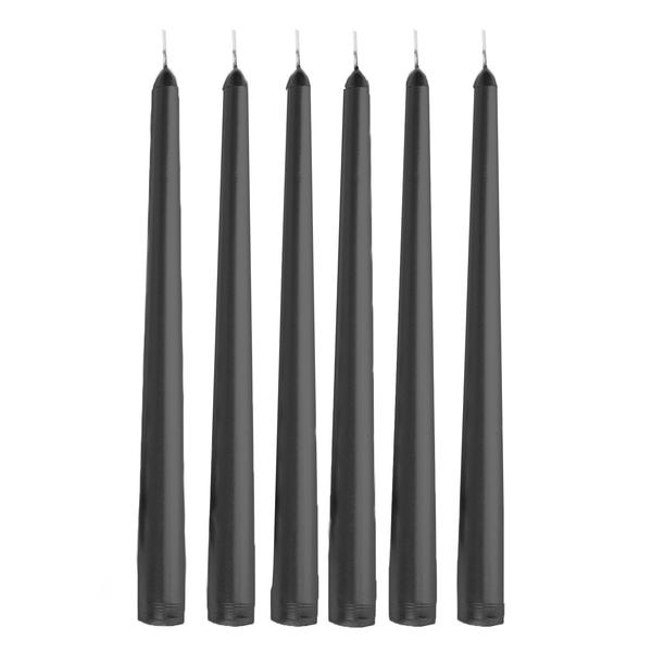 10″ tall Black Premium Taper Candles Wedding Centerpiece Decorations WHOLESALE