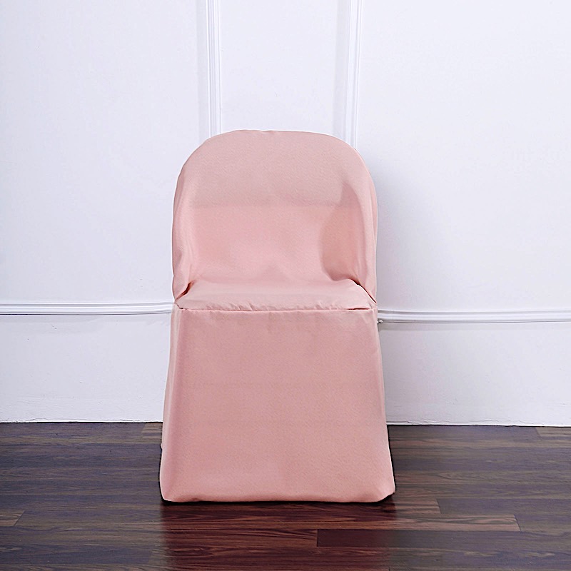 100 Polyester Folding CHAIR COVERS Wedding Banquet Party Slipcover Decorations - Picture 38 of 134