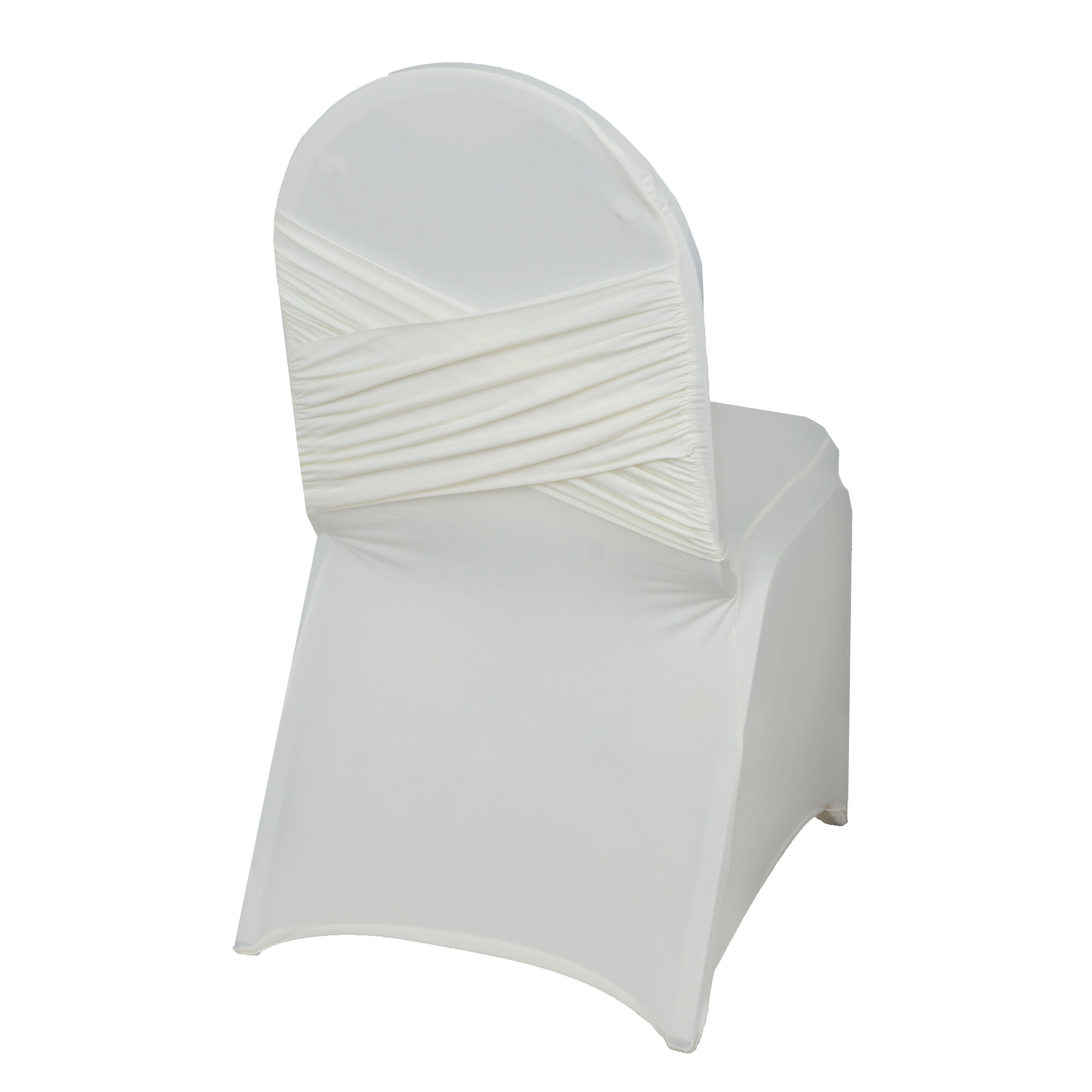 10 pcs Spandex Banquet CHAIR COVERS Stretchable Crisscross Design Wedding Event - Picture 11 of 20