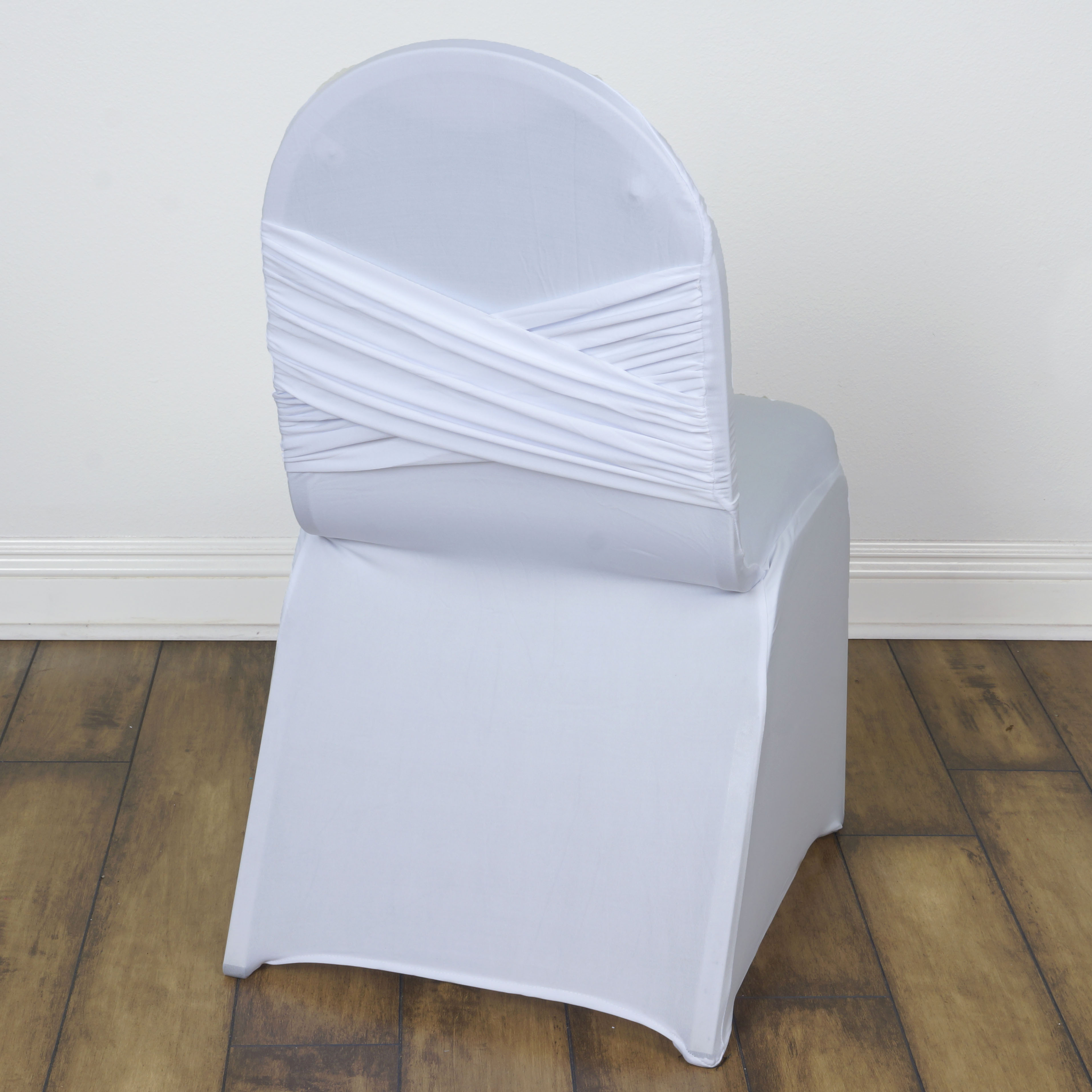 10 pcs Spandex Banquet CHAIR COVERS Stretchable Crisscross Design Wedding Event - Picture 15 of 20