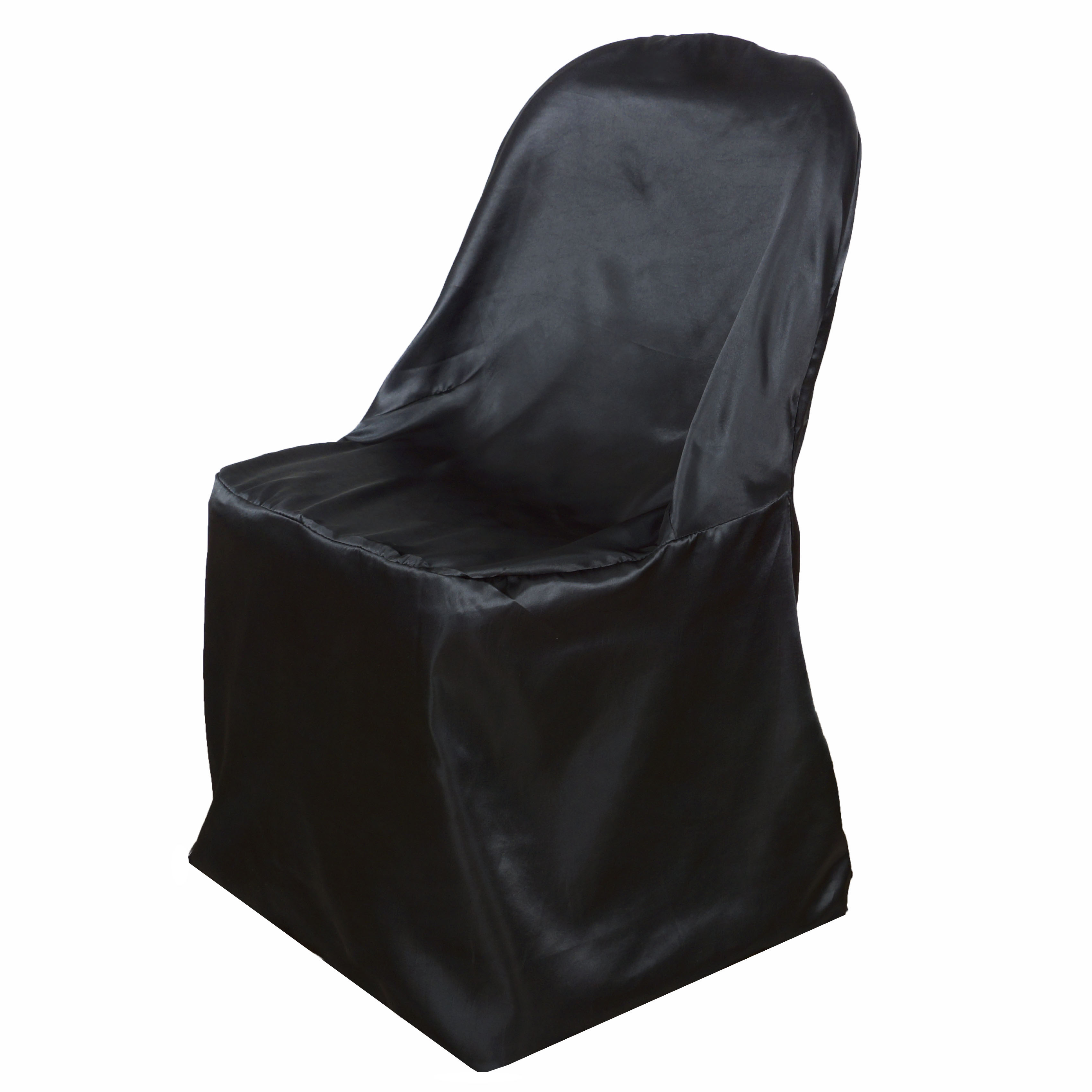 100 pcs Satin Folding CHAIR COVERS Wedding Catering Party Supplies Event Banquet