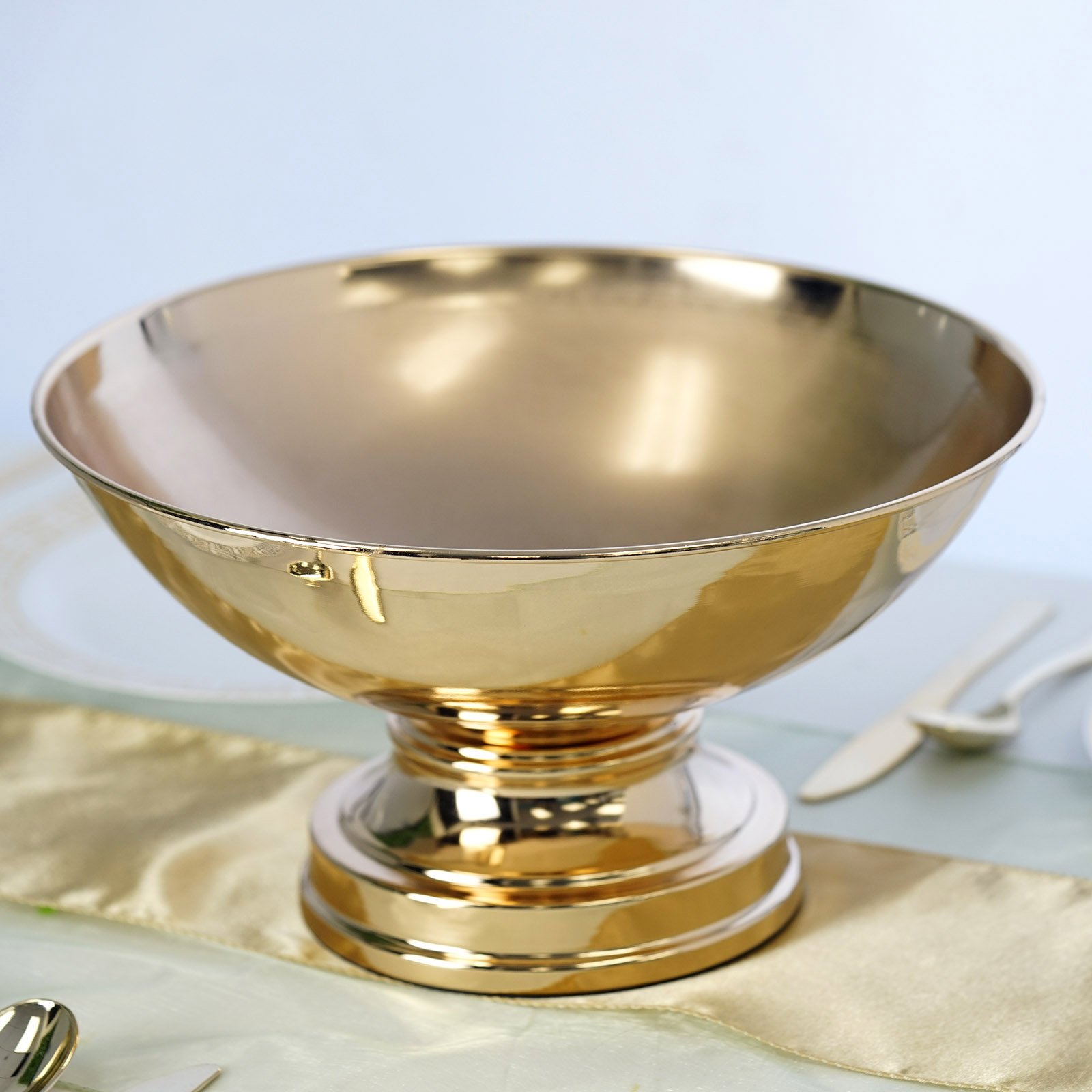 2 pcs 12" tall Pedestal Table Compote Vases Bowls Wedding Party Home Decorations - Picture 4 of 17