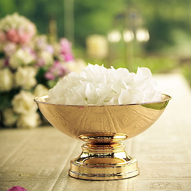 2 pcs 12" tall Pedestal Table Compote Vases Bowls Wedding Party Home Decorations - Picture 7 of 17