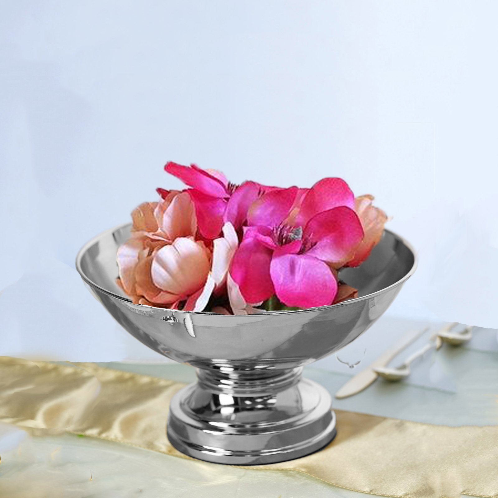 2 pcs 12" tall Pedestal Table Compote Vases Bowls Wedding Party Home Decorations - Picture 17 of 17