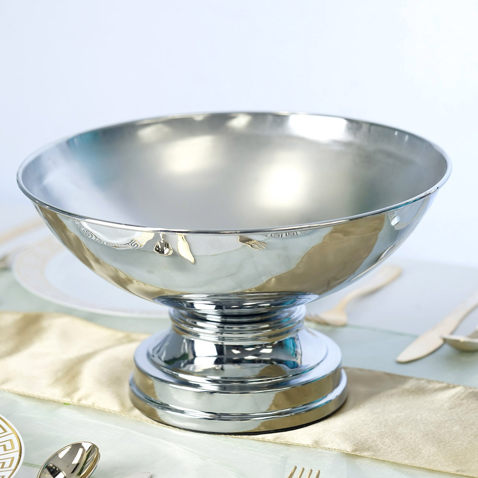 2 pcs 12" tall Pedestal Table Compote Vases Bowls Wedding Party Home Decorations - Picture 12 of 17