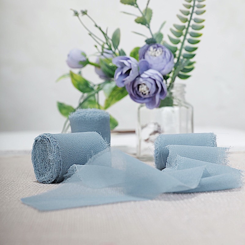 1.5 in x 6 yards CHIFFON RIBBON ROLLS Wedding Party Events Gifts Crafts Supplies - Picture 20 of 130