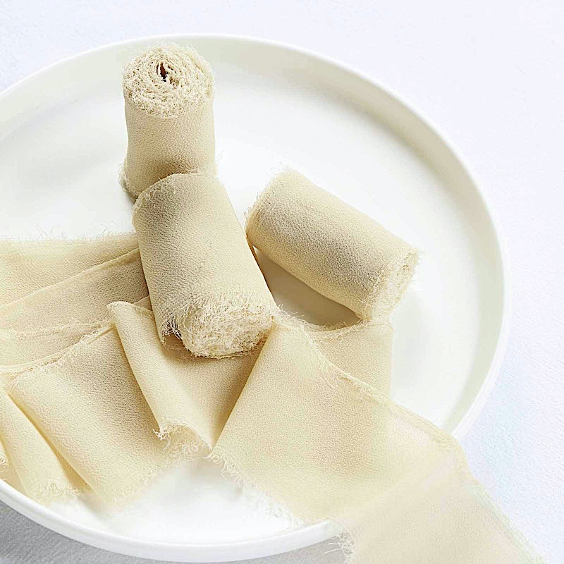 1.5 in x 6 yards CHIFFON RIBBON ROLLS Wedding Party Events Gifts Crafts Supplies - Picture 11 of 130