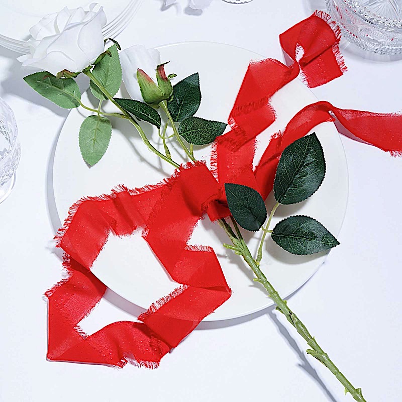 1.5 in x 6 yards CHIFFON RIBBON ROLLS Wedding Party Events Gifts Crafts Supplies - Picture 95 of 130