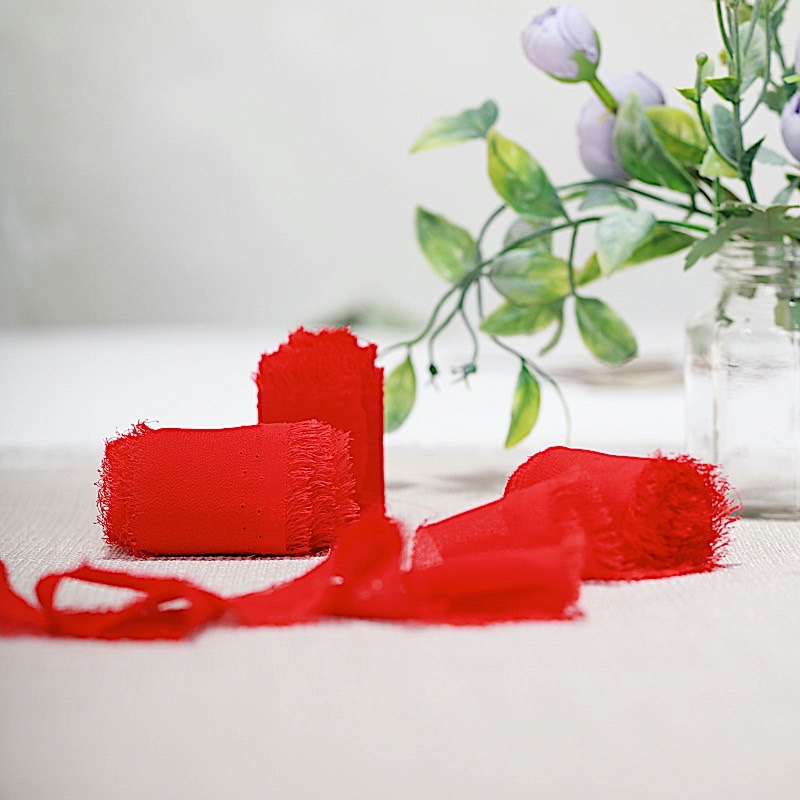 1.5 in x 6 yards CHIFFON RIBBON ROLLS Wedding Party Events Gifts Crafts Supplies - Picture 96 of 130