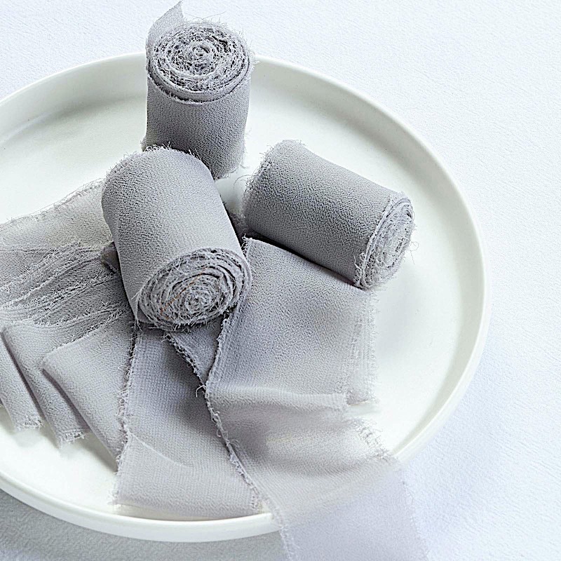 1.5 in x 6 yards CHIFFON RIBBON ROLLS Wedding Party Events Gifts Crafts Supplies - Picture 105 of 130