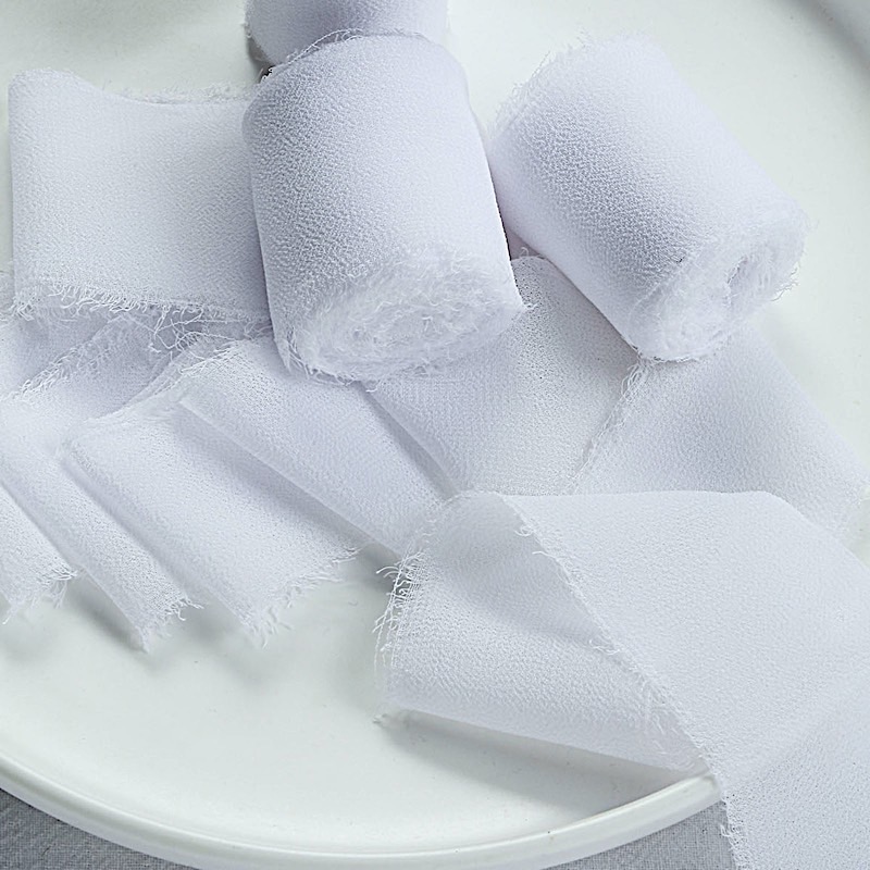1.5 in x 6 yards CHIFFON RIBBON ROLLS Wedding Party Events Gifts Crafts Supplies - Picture 126 of 130