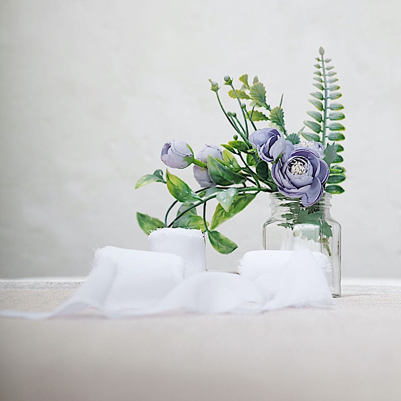 1.5 in x 6 yards CHIFFON RIBBON ROLLS Wedding Party Events Gifts Crafts Supplies - Picture 129 of 130