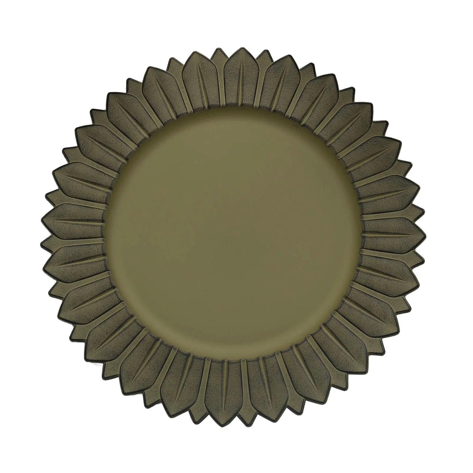 6 Matte 13" Sunflower Design Plastic Round Dinner Charger Plates Party Events - Picture 11 of 34