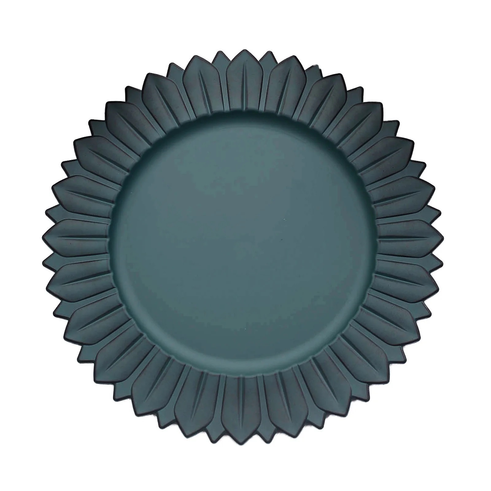 6 Matte 13" Sunflower Design Plastic Round Dinner Charger Plates Party Events - Picture 19 of 34