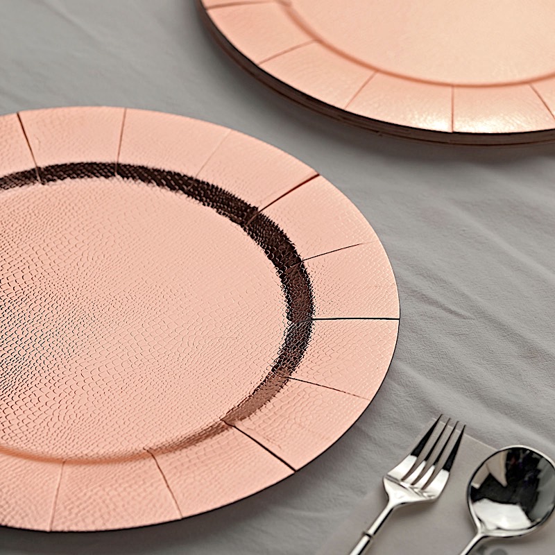 10 Round 13" Disposable Paper Charger Plates Wedding Party Events Home Supplies - Picture 48 of 72
