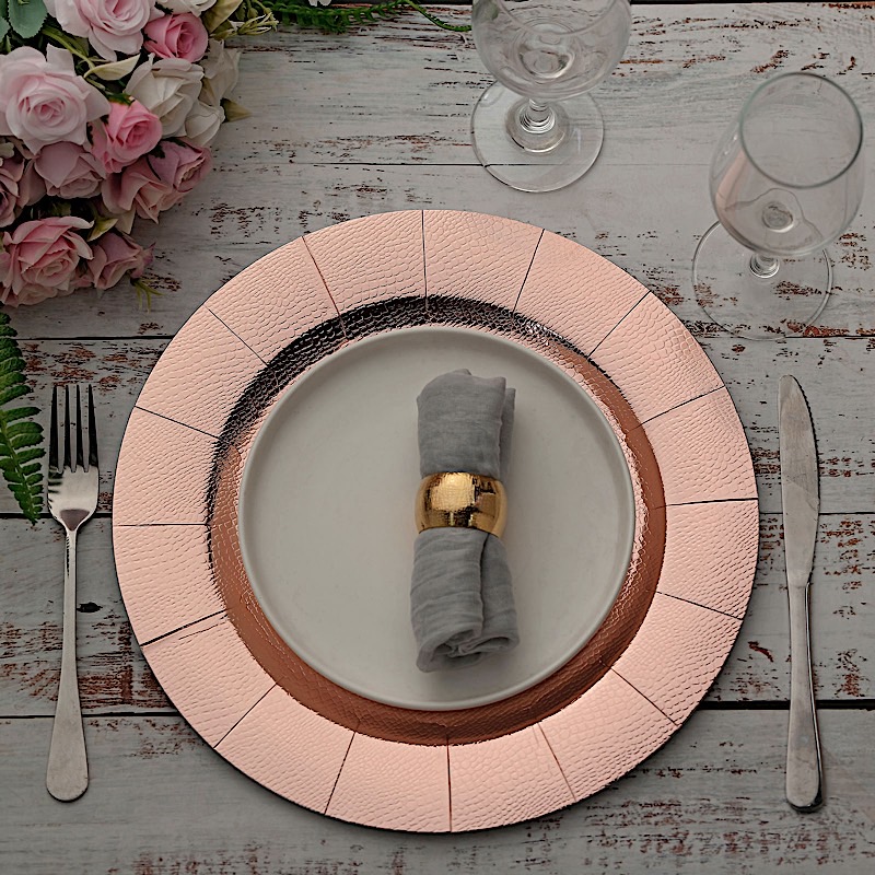 10 Round 13" Disposable Paper Charger Plates Wedding Party Events Home Supplies - Picture 50 of 72