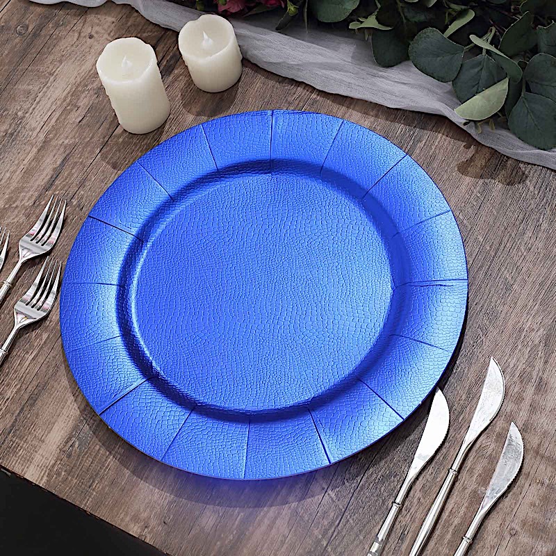 10 Round 13" Disposable Paper Charger Plates Wedding Party Events Home Supplies - Picture 53 of 72