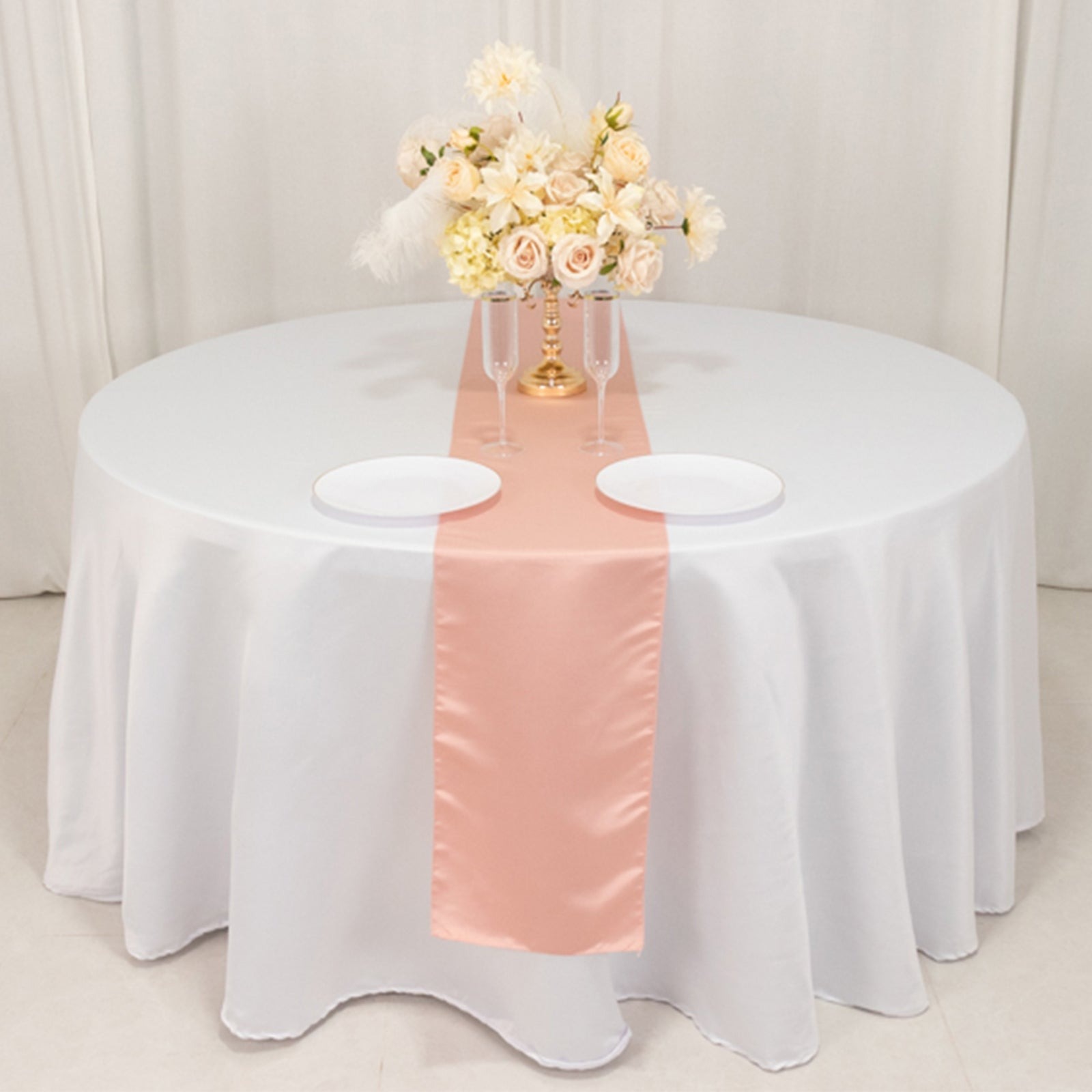 12" x 108" Satin Tischplatte Läufer glänzend Hochzeit Party Catering Dekorationen - Bild 59 von 170