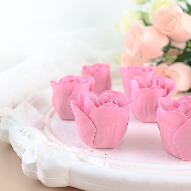 24 Scented Rose Soap Wedding Favors Gift Boxes Ribbons Party Events Decorations - Picture 7 of 66