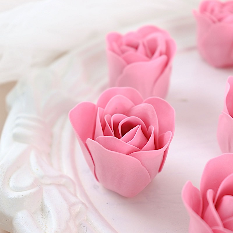 24 Scented Rose Soap Wedding Favors Gift Boxes Ribbons Party Events Decorations - Picture 8 of 66